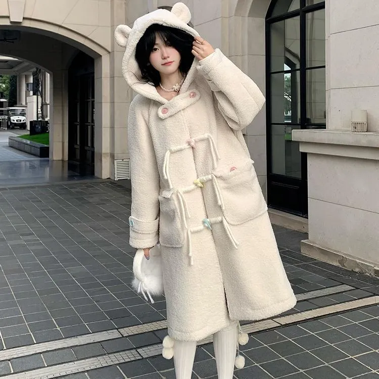 Blovelan Coats Women's Diamond White-2