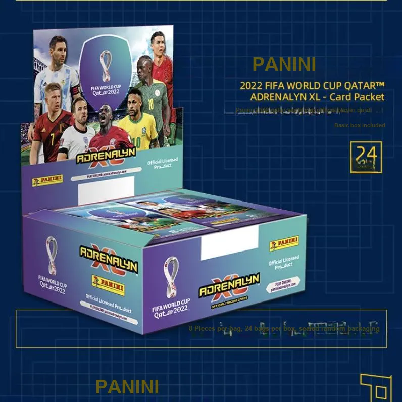 PANINI Star Card 2022 Qatar World Cup Messi Cristiano Ronaldo 7 Premier League Card Accessory Sports Cards Full Box-3
