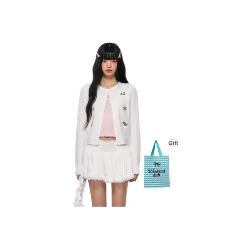 WEEKEND HUB Белый Женский Трикотаж