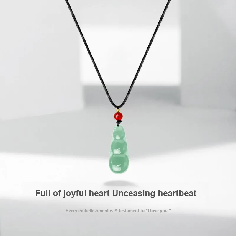 JUICY GRAPE African Emerald Jade Necklaces Unisex-1