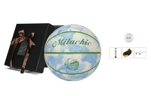 MILACHIC PU Basketball Blue Size 7 Training Unisex