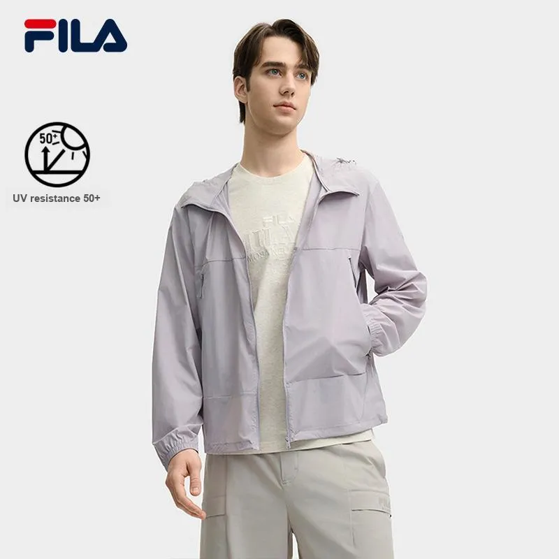 FILA Lifestyle Jacket Men's Dark Gray Purple PU-2