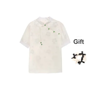 / T Shirts Women's White+Bowknot Hair Tie Comes With