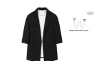 Black (Comes with Brooch)