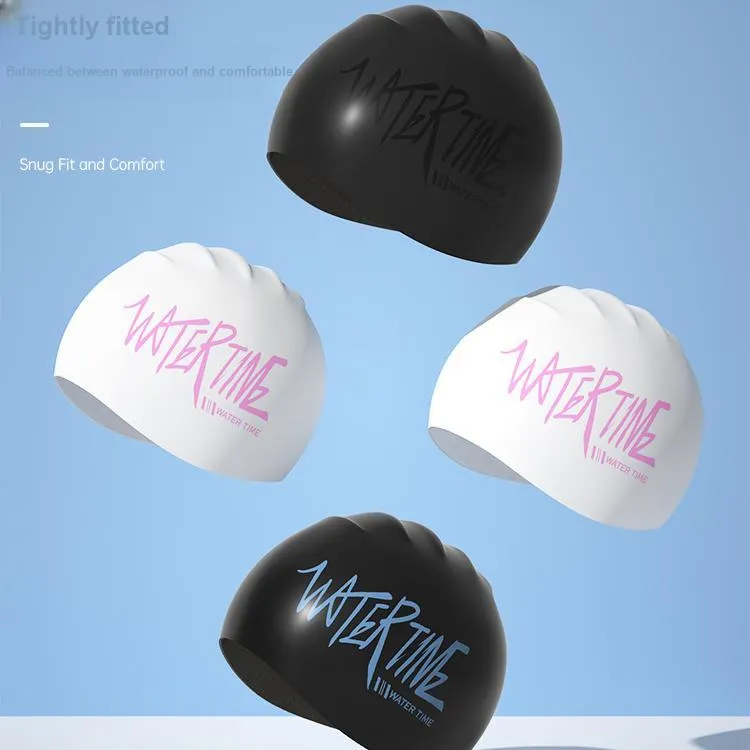 Watertime Swimming Caps Silicone Unisex-2