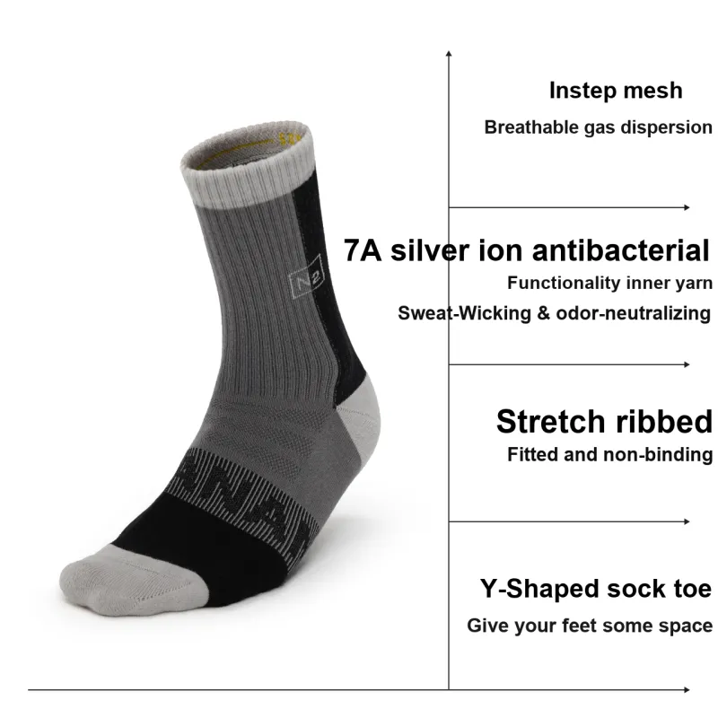Bananain Mid Calf Socks Men's 3 Pack-2