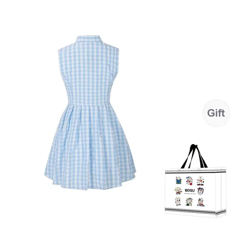 BDGU Sleeveless Dress Women's Sky Blue-1
