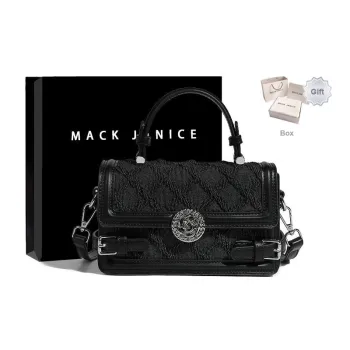 MACKJANICE PU Shoulder Bag, Crossbody Bag, Handbag Regular Women's White & Pink