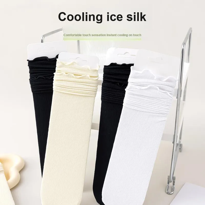 MIIOW Knee High Socks Women's 5 Pack-3