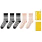 [5 Pack]3 Black+2 Light Pink