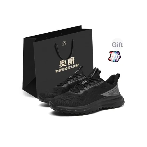 AOKANG Амортизация Легкий Низкий Топ Беговые кроссовки Мужская Сумка для покупок