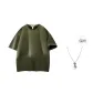 Army Green (with Bear Necklace)