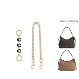 Gold Black C Letter 13.6cm+Decorative Chain 45cm