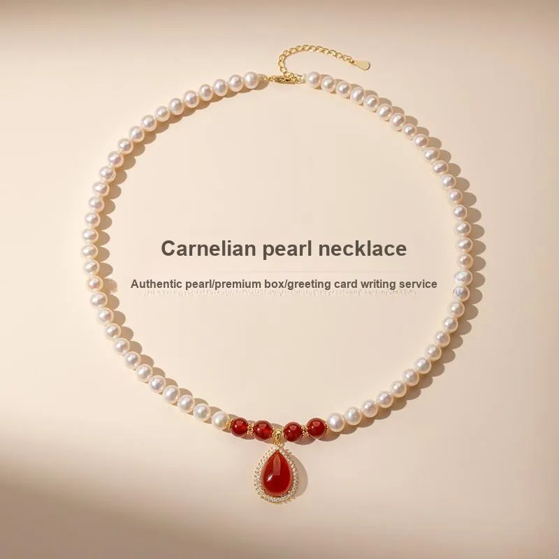 QLADY Pearl Necklaces Women's-3