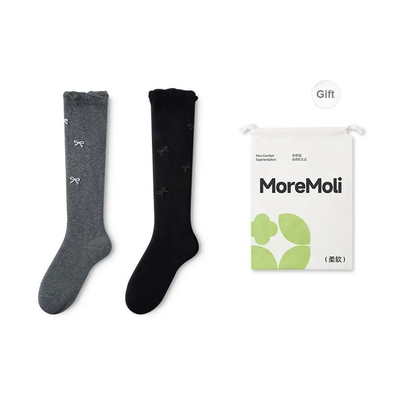Moremoli Knee-High Socks Women's 2 Pack-9