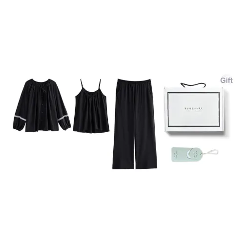 XUANZHITING Пижамный комплект женский Gift Box Set черный