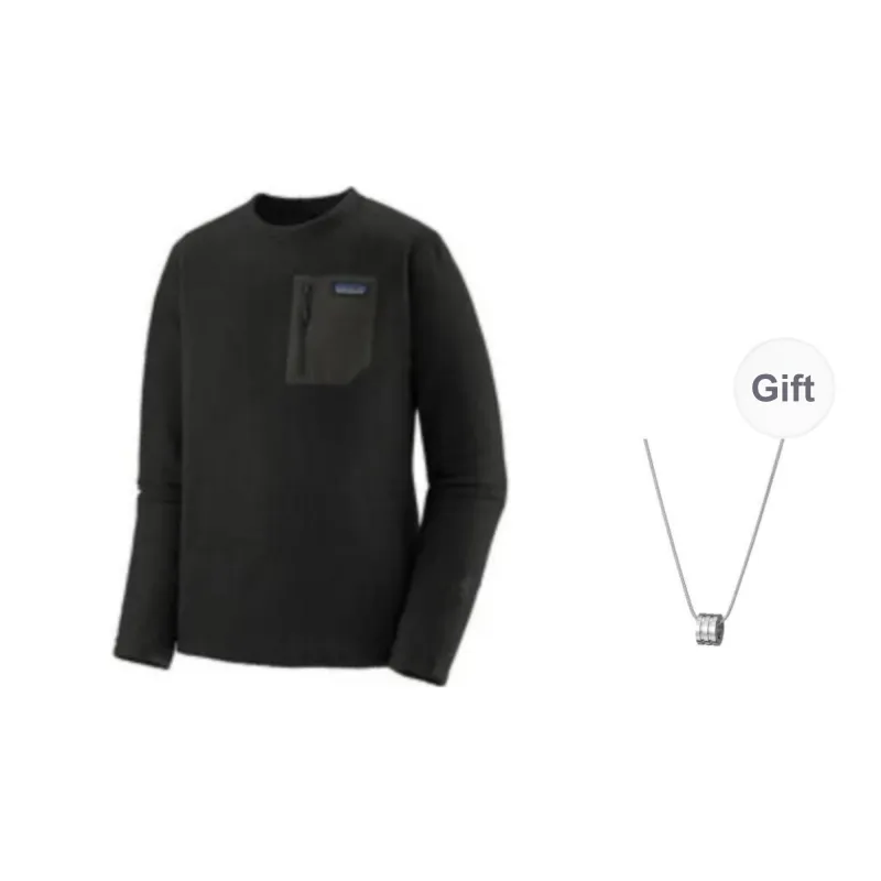 Patagonia T Shirt Men's Black, Comes With Necklace-0
