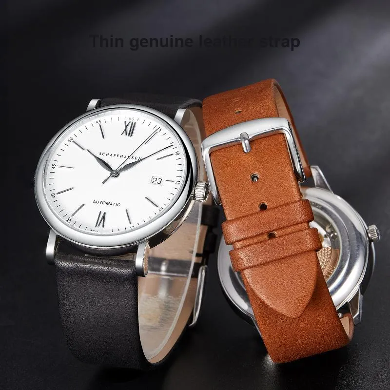 IStrap Omega MIDO Citizen Armani Longines Compatibility Watch Band 18/19/20/21/22mm Cowhide Leather Material-3