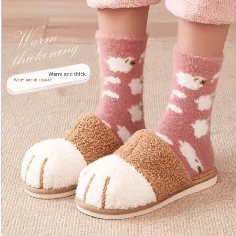 YUZHAOLIN Women's Mid Calf Socks-1
