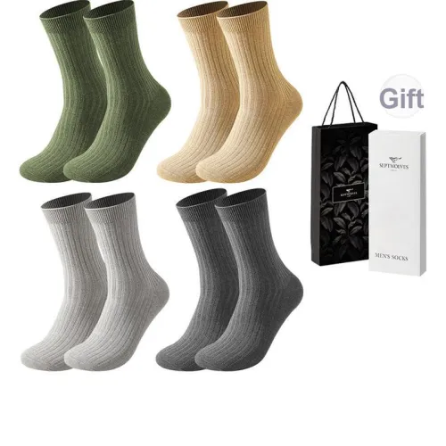 SEPTWOLVES Носки Crew Мужской Коробка 4 Пачки