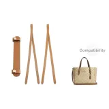 (Khaki) Mollie25 Shoulder Strap (2 Pack)+Khaki-Stress Relief Shoulder Pads (New Version More Invisible)
