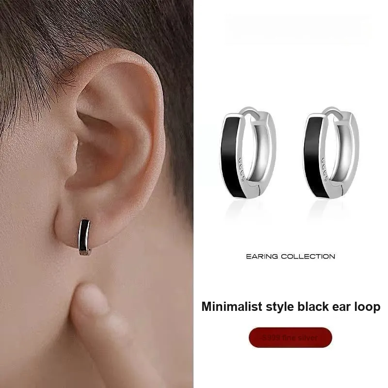 Mr. Shang 999 Fine Silver Earrings Unisex-3
