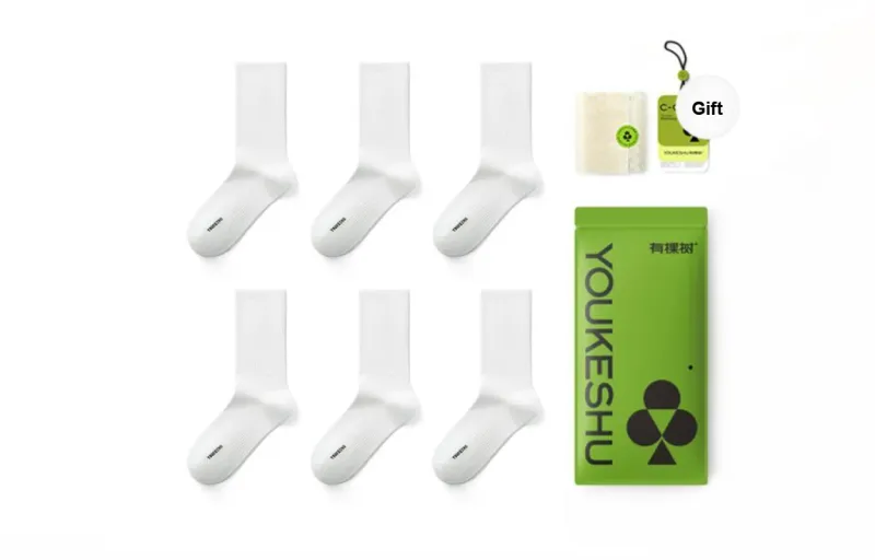 YOUKESHU Unisex Mid Calf Socks-10