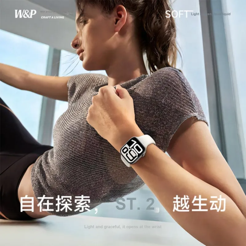 W&P Watch Bands Apple Compatibility 38-49mm Silicone Material-9