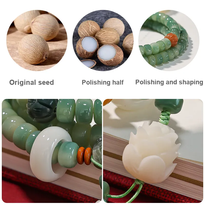 Rui Ge Mei Bodhi Root Bracelets Unisex-1