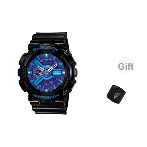 CASIO Кварцевый механизм Часы Мужские Синий циферблат