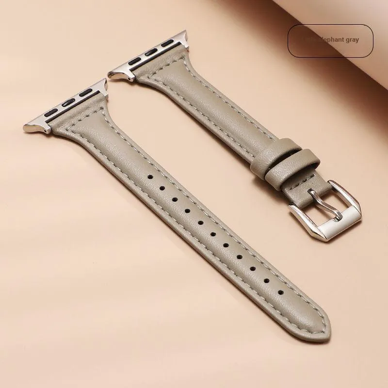 CHENSONG Apple Compatibility Watch Band Leather-5
