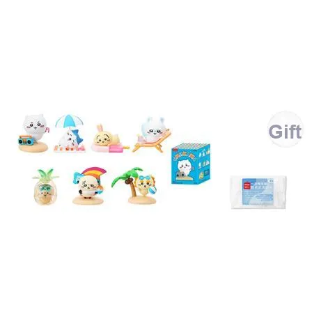 Miniso x Chiikawa Летний Мем Tea Collection Фигурка Слепые Коробки Один Mystery Коробка Целая Коробка 6 шт