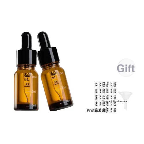 NILIYA Свет Закрывать Флаконы с капельницей и разделителями Жидкость Образец Пустой Стеклянный Флакон