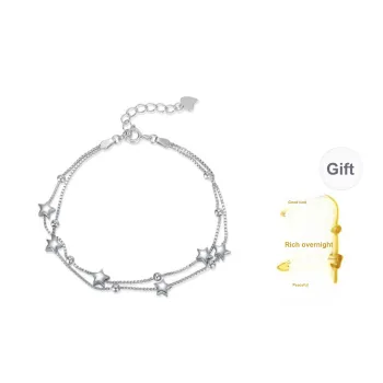 CHAOHONGJI 990 Silver Bracelets Women's