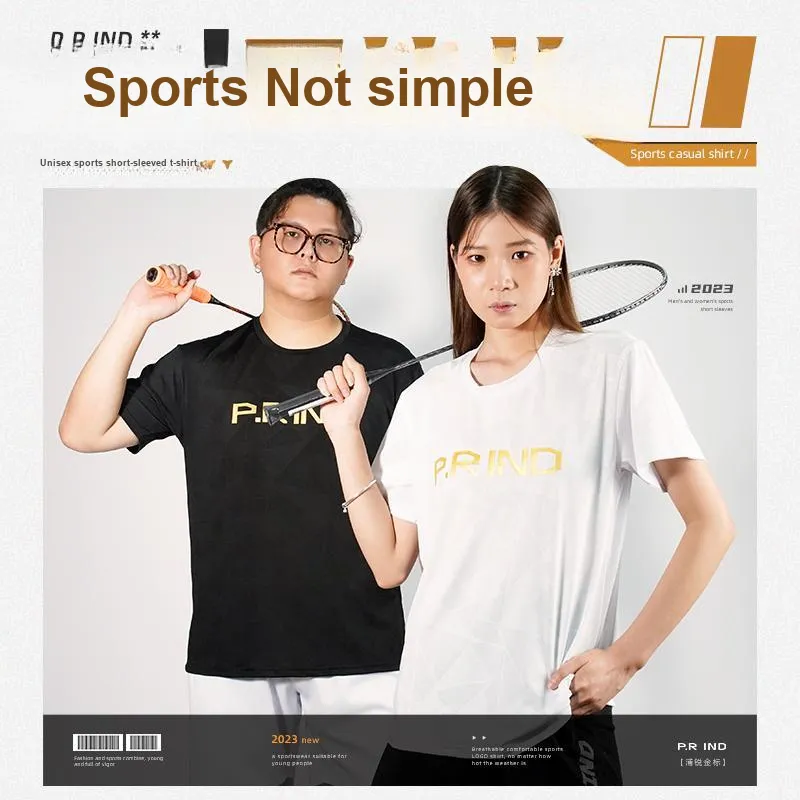 P.R IND Badminton Sports Top Black-6