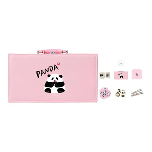 Imono Mahjong Маленький размер Мини Портативный Путешествие Айвори Панда Милый 26 30 Home Mini Ручная резьба Коробка Настольные игры