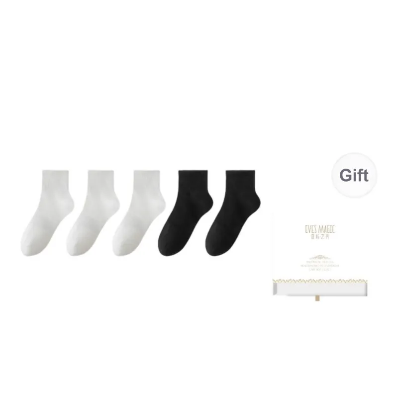 XIA.WA.ZHI.XIU Ankle Socks Women's 5 Pack Gift Box Set-42
