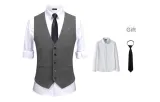 Medium Gray (Includes Shirt+Tie)