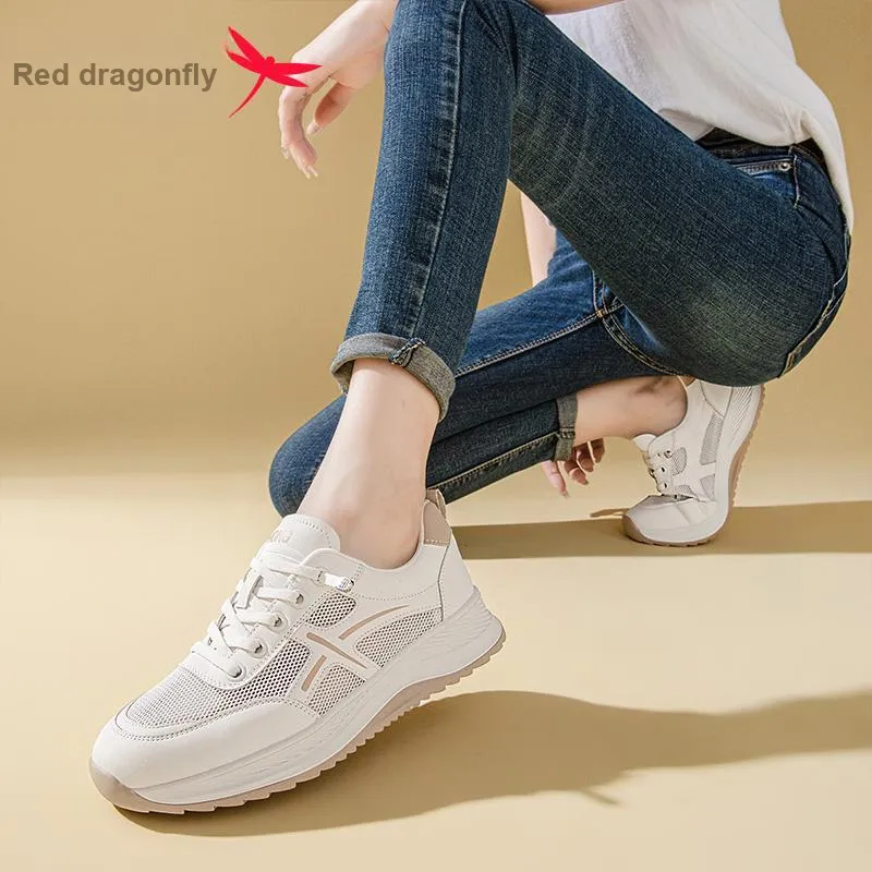 RED DRAGONFLY Breathable And Lightweight Low Top Casual Shoes Women's-3