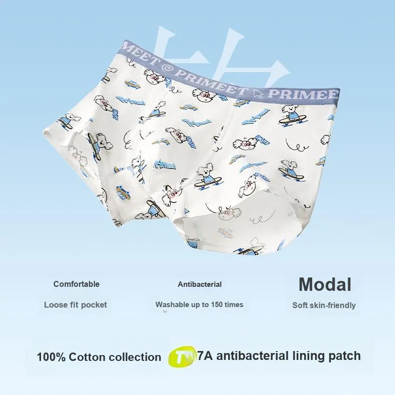 Primeet Underpants Skateboard Puppy Collection Men's 3 Pack-1