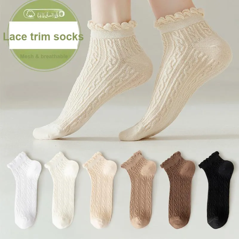 Lan Miao Ankle Socks Women's 5 Pack-9