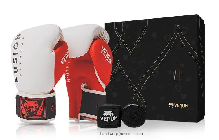 VENUM Boxing Gloves PU Competition Unisex White-5