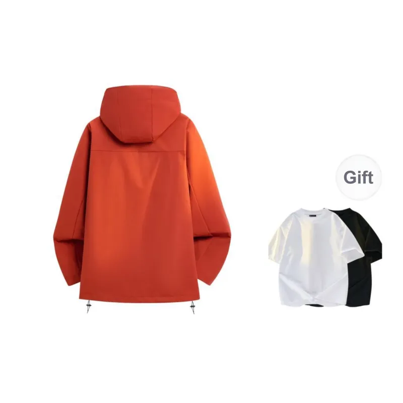 ROBINHOOD Water-Resistant Windproof Wear-Resistant Warm Windbreaker Jacket Unisex-36