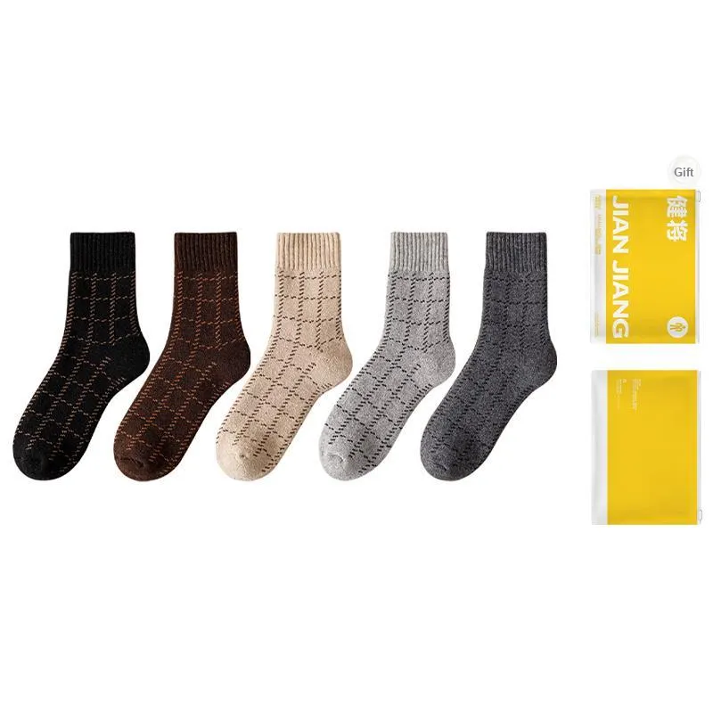 Master Mid Calf Socks Men's Shopping Bag 5 Pack-1