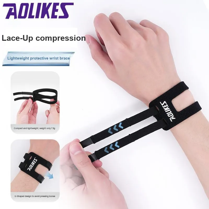 AOLIKES Tennis, Badminton, Fitness, Sports, Sprain/Break Wristbands Breathable Protective Compression Unisex-2