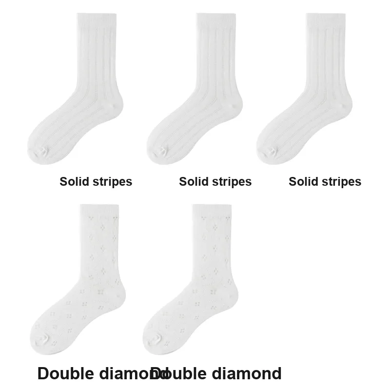 H YXIANG Mid Calf Socks Women's Combo Set-33