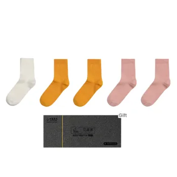 Flowers In The House Mid Calf Socks Unisex 5 Pack