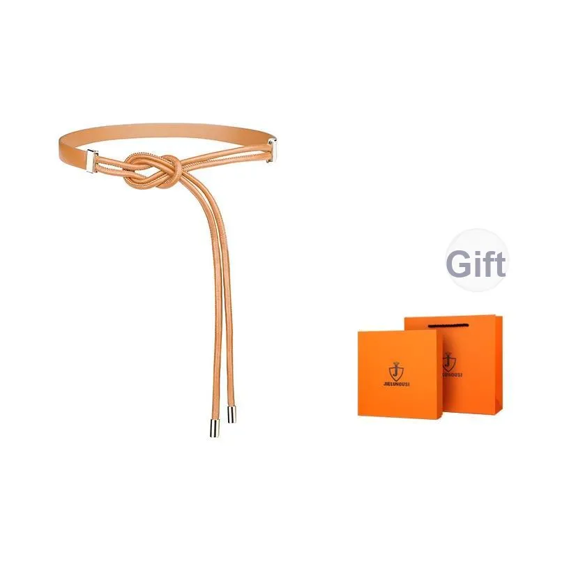 Jaylen Oos Рубашка Верхняя одежда Украшение Куртка с Юбкой Свитер And Мягкий Корсетный пояс Кожаные ремни Женские Ширина 2 см