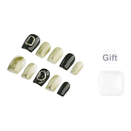 BDQC Освежающий Осветляющий False Nail Короткий LADDER Короткий LADDER Цвет Jump Смужка Милый