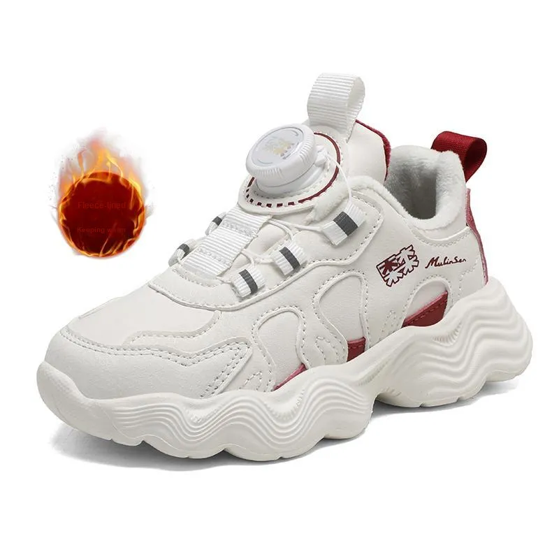 Mulinsen Slip Resistant Anti Kick Abrasion Resistant Lightweight Cushioning Kids' Running Shoes Kids'-13